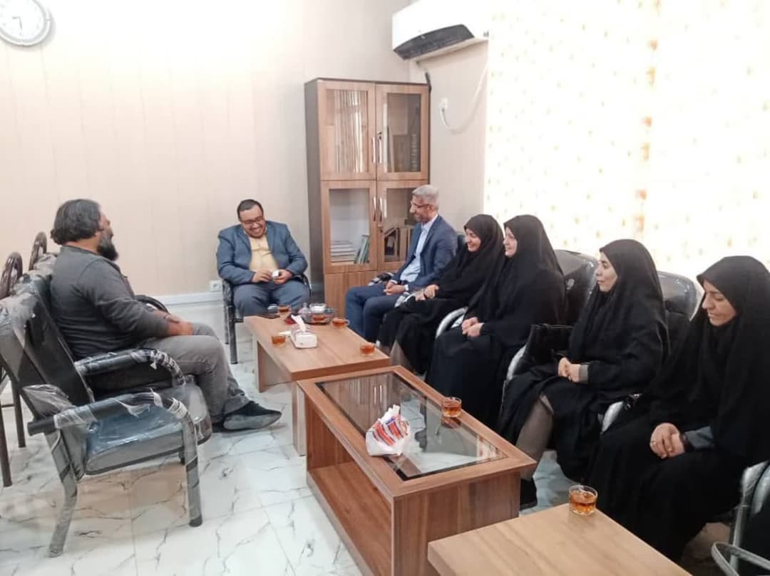 دیدار مسئول بیت الاحزان با ریاست دادگاه عمومی بخش بنارویه